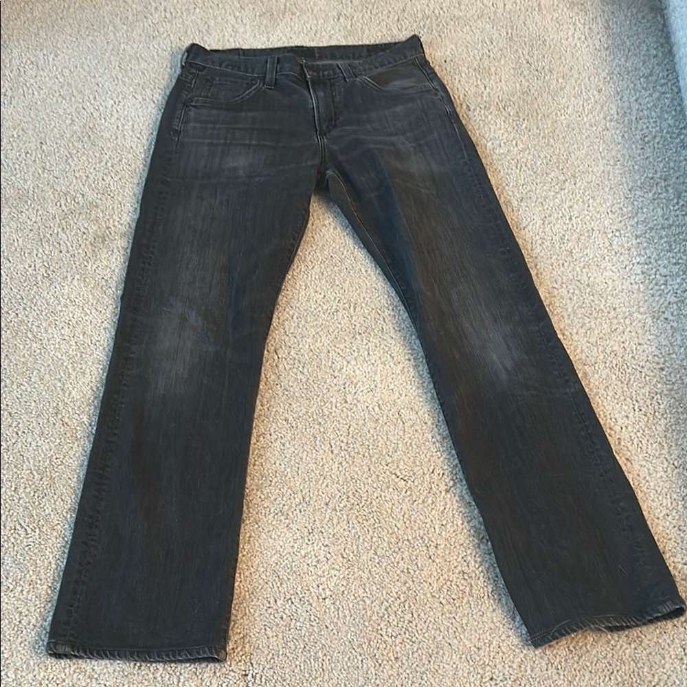 Citizens Of Humanity Dark Gray Straight Jeans